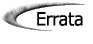 Errata
